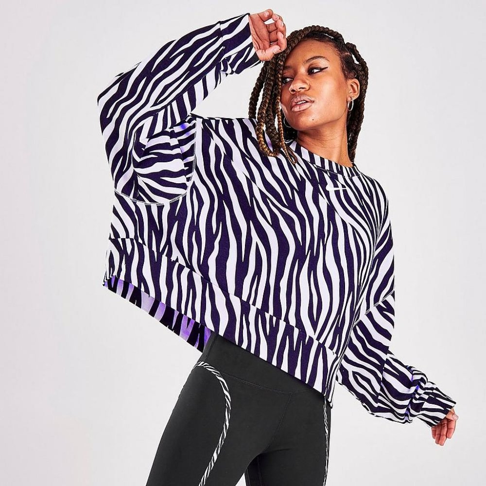 Nike NSW Icon Clash Crewneck Sweatshirt Oversized Sweater DC6898-596 SMALL